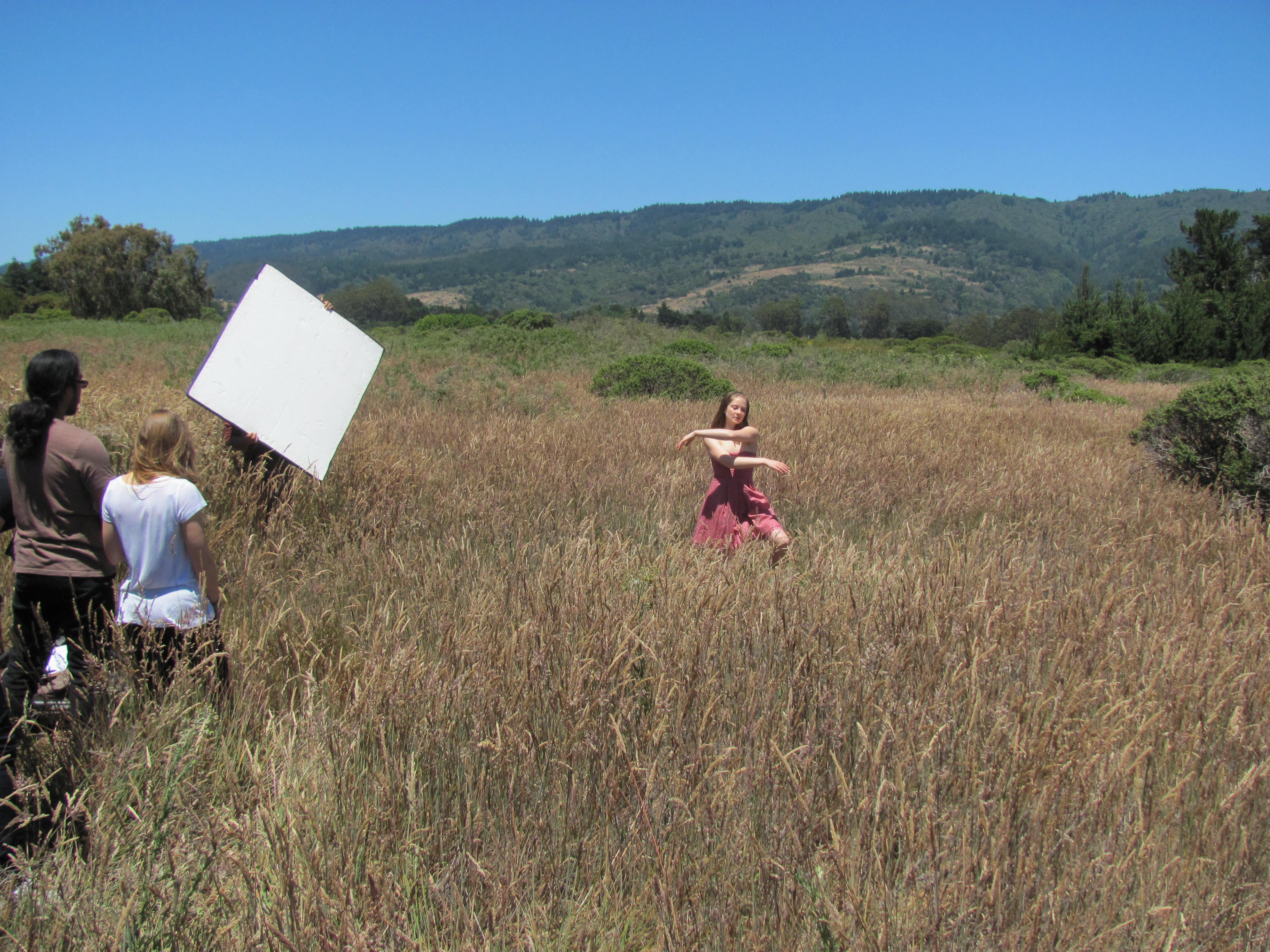 emily dances to the song in a field emily dances to the song in a field