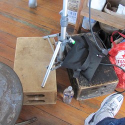 make shift light stand