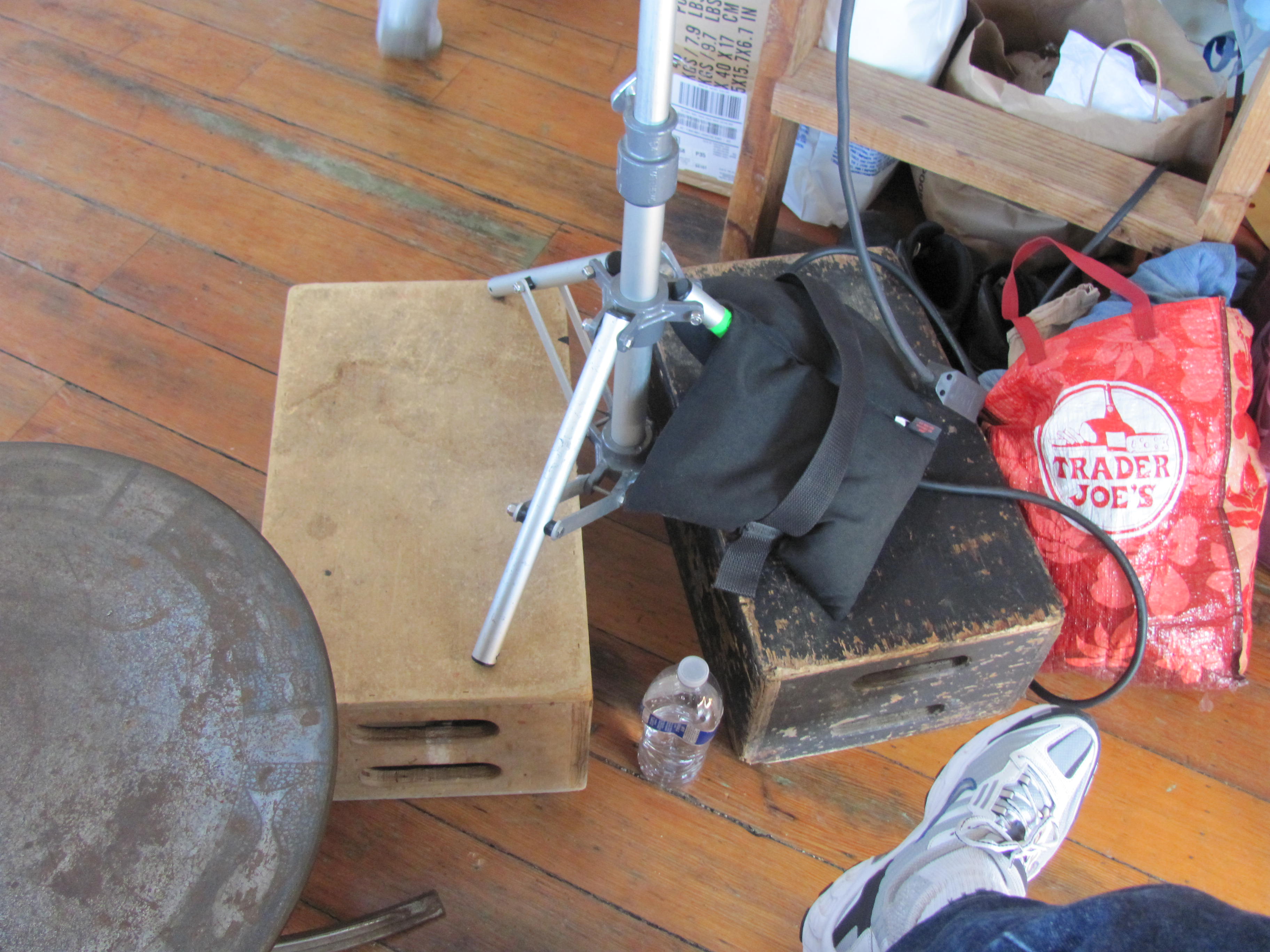 make shift light stand make shift light stand